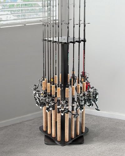 ghosthorn fishing rod holder Holders for Garage 360 Degree Rotating Fishing P while the neutral design fits seamlessly into any space Ghosthorn Fishing Rod Holders for