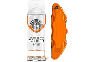 ERA Paints 2K Brake Caliper Spray Paint – Orange | High-Gloss Finish, 500°F Heat & Chemical Resistant | Chip-Resistant 12 oz Aerosol | Made in USA
