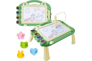 YySiRui Magnetic Drawing Board Sketch Doodle for 3 4 5 Year Old Baby, Educational Learning Toys Age 3-5 Year Old Girls, Erasable Doodle Board for Kids, Toddlers Toys for Boy Birthday Gifts (Green)