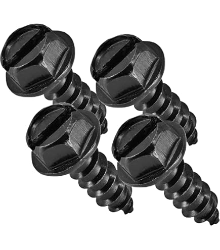 Black License Plate Screws For HONDA | TOYOTA | LEXUS Qty 100 - Foto 3