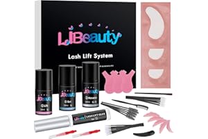 Libeauty Eyelash Lift Kit Lash Perm Kit Eyelashes Lifting System Quick Perming & Curling for Eyelashes Professional DIY at Ho
