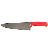 8" Chef Knife Cozzini Cutlery Imports - Choose Your Color - Razor Sharp Commercial Kitchen Cutlery - Cook's Knives (Red)