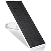 Wasserstein Solar Panel for Google Nest Cam Outdoor - 2.5W Solar Charger | Continuous charge for Nest Cam outdoor/indoor battery, 360-degree adjustable mount, Made for Google Nest