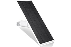 Wasserstein Solar Panel for Google Nest Cam Outdoor or Indoor, Battery - 2.5W Solar Power - Made for Google Nest