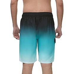 Rokka&Rolla Men's 4-Way Stretch Swim Trunks