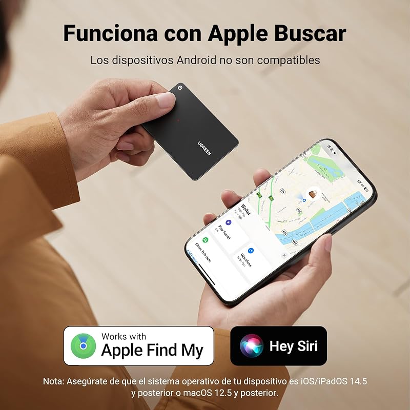 FineTrack Slim Smart Finder Locator Apenas iOS (NÃO Android) Cartão de rastreamento Bluetooth Rastreador para carteira de passaporte Saco de bagagem IP68 à prova de água — foto 6 de 8