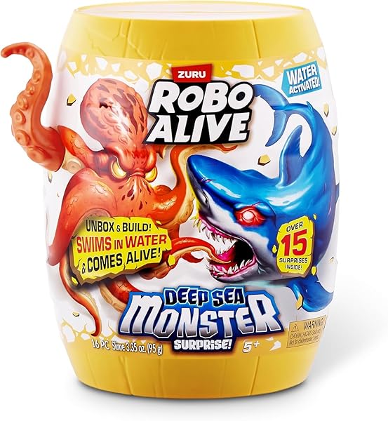 ZURU ROBO ALIVE DEEP SEA MONSTER SURPRISE SHARK...
