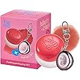 fwee Blurry Pudding Pot + Keychain SET | Airbrushed Blush & Lip, Buildable Pigment, Long-lasting, Lightweight, Easy to Blend, Natural Soft Matte Finish Makeup – Dear (Coral Brown) | 0.17 oz