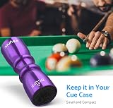 eSynic 3 in 1 Snooker Cue Tip Shaper Scuffer Aerator Purple view 3