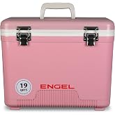 Engel 19qt Leak-Proof, Air Tight, Drybox Cooler and Small Hard Shell Lunchbox for Men and Women