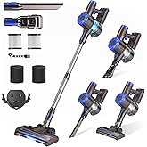 AIRDIYA Cordless Vacuum Cleaner, Upgraded 40Kpa Stick Vacuum Cleaners for Home, 8 in 1 Lightweight with Self-Standing, 1.5L Dust Cup & Anti-tangle, Rechargeable Vacuum for Hard Floors Carpets Pet Hair