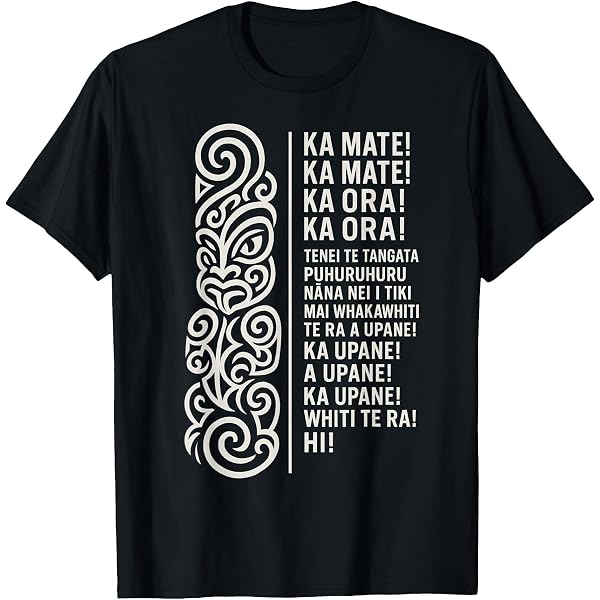 T-Shirt Symbol Haka Culture Maori Tribal Surfeur Nouvelle-Zélande