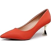 VenusCelia Women's Golden-Sun Pump Stiletto Heel Shoe