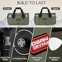 Waterproof Duffel Bag - Motorcycle Dry Bag Tail Bag
