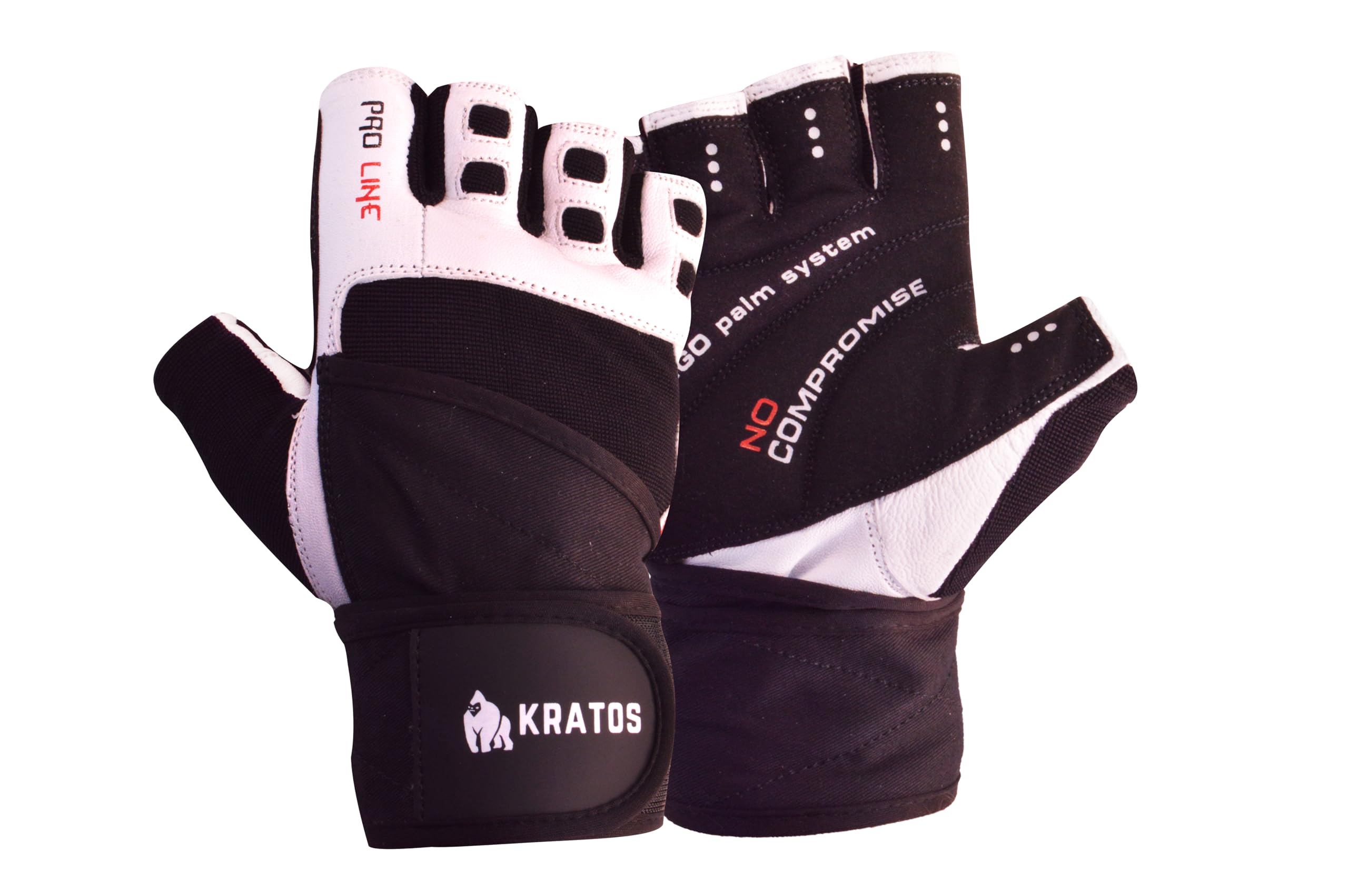 Kratos Gym Gloves Men & Women Anti-slip Weight Lifting Gloves for Strength Training Fitness Workout Crossfit Exercises Bodybuilding Powerlifting Pull Up Extra Grip Also Best for Cycling (XX-L)