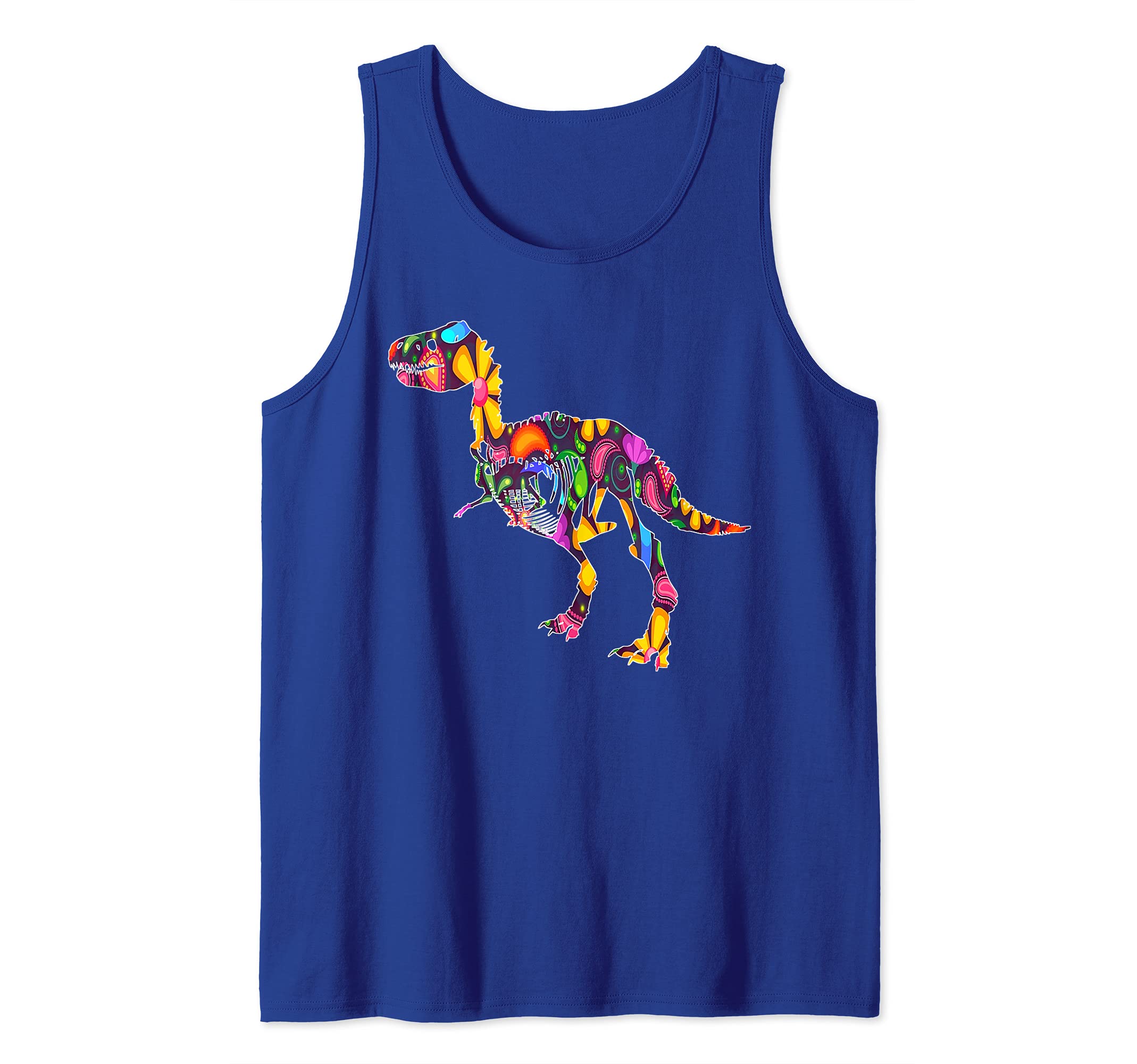 Tyrannosaurus Rex Animal T-Rex Creepy Dinosaur Tank Top
