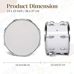 Ktaxon 14 x10 inches Marching Drum, Snare Drums