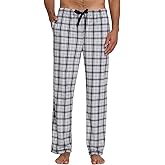 DOCKERS Mens Pajama Pants Mens PJ Pants Fuzzy Lounge Pant Plaid Soft Fleece Pajama Bottoms