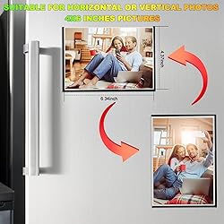 CHUNNIAO Black Magnetic Picture Frame 4X6 for