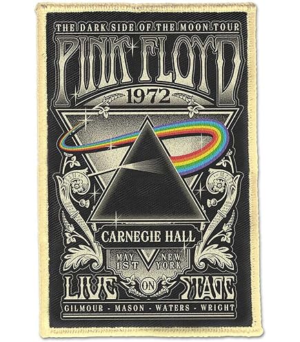 Parche De Pink Floyd Con Licencia Y Tejido Que Parche Ropa Rock