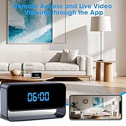 FHD 1080P Clock Camera - WiFi Wireless Camera for