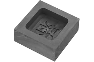 Zerodeko Graphite Melting Mold for Gold Silver Copper Casting, Non-ferrous Metal Refining Ingot Mold with Oil