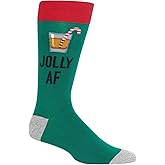 Hot Sox Mens Jolly AF Socks, Forest, 1 Pair, Mens Shoe 6-12.5