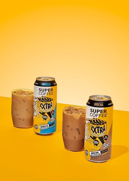 SUPER COFFEE XXTRA, KETO PROTEIN COFFEE [MOCHA] 15 FL OZ