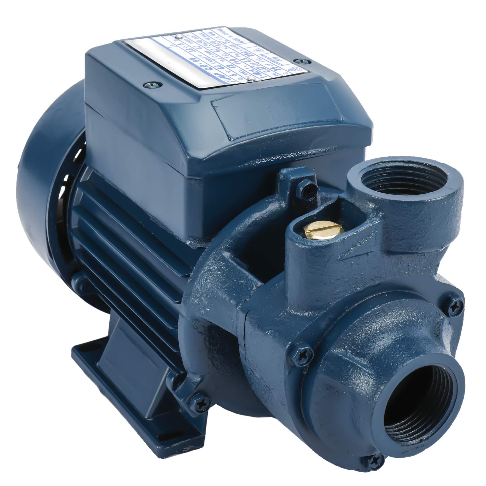 KUNTEC 1/2HP Centrifugal Clear Clean Water Pump Electric Industrial ...