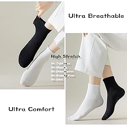 NevEND 6 Pairs Women's Mini Crew/Ankle Cotton