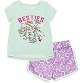 Disney T-Shirt and French Terry Shorts Outfit Set Infant to Big Kid Sizes (18 Months - 14-16)