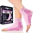 Compression Socks 20-30mmHg for Plantar Fasciitis, Achilles Tendonitis Relief - Ankle Compression Sleeve for Heel Spurs, Foot Swelling & Fatigue - Arch Support Brace for Everyday Use (1 Pair)
