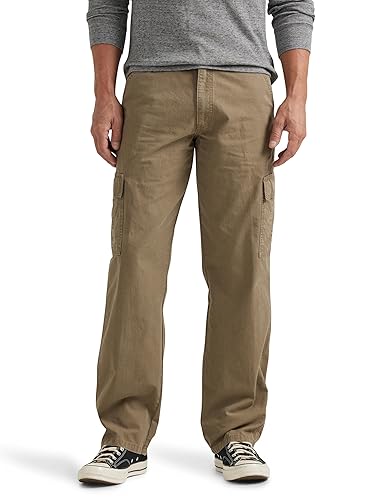 Wrangler Authentics Men's Twill Relaxed Fit Cargo Pant (Logan