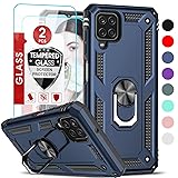 LeYi for Galaxy A12 Phone Case with Glass Screen