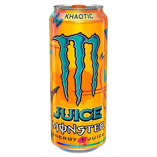 MONSTER ENERGY JUICE KHAOTIC 16 OZ CAN