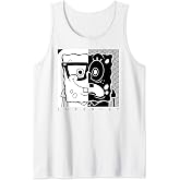 SpongeBob SquarePants Superfly black and white Tank Top