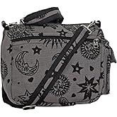 Sun Moon Stars and Planets Celestial Hippie Boho Crossbody Single Shoulder Bag