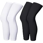 Skylety Compression Leg Sleeve Full Length Leg Sleeves Sports Cycling for Men Women, Running, Basketball