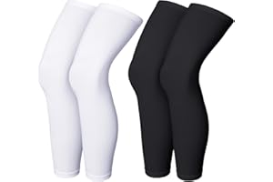 Skylety Compression Leg Sleeve Full Length Leg Sleeves Sports Cycling for Men Women, Running, Basketball