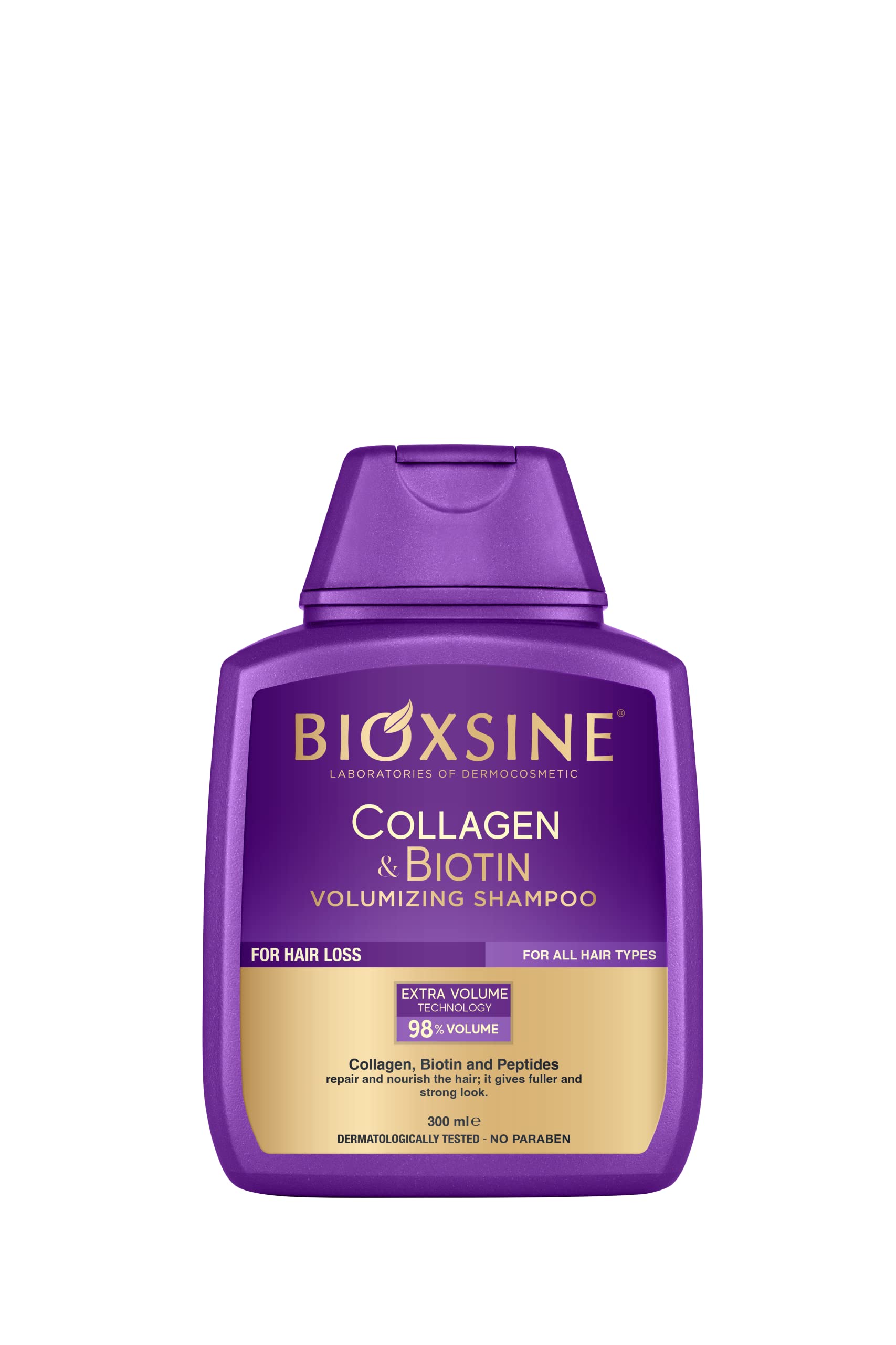 Bioxsine Colagen & Biotin Volume Shampoo 300 ml for All Hair Types