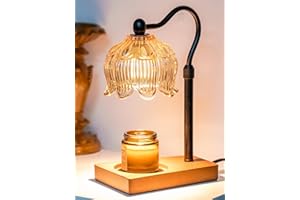 Noyskamo Candle Warmer Lamp,Adjustable Height Candle Warmer Lamp with Timer,Home Decor,House Warming Gifts New Home,Wax Melt Warmer with 2 Bulbs