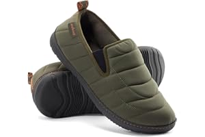 Nuhaus Mens Slippers Outdoor Memory Foam Slip On Indoor House Shoes Loafers