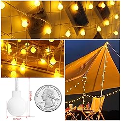 GHUSTAR Battery Operated LED Globe String