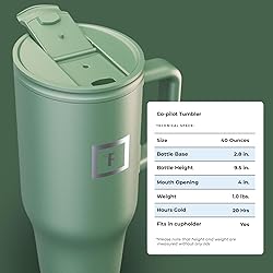 IRON °FLASK Co-Pilot Insulated Mug w/Straw & Flip