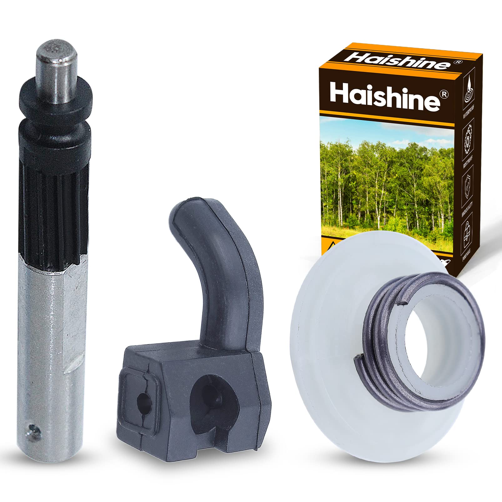 Haishine Oil Pump Worm Gear Pinion Olier Kit for Husqvarna 340 340E 345 345E 350 445 445E 450 450E 353 359 346XP Chainsaw 503931801
