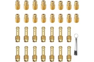 ZAMDOE 30 Pcs Main Jet Pilot Slow Jet Kit for Mikuni VM TM TMX VM22/210 VM28/486 VM4/042 for Honda CR125R for Suzuki DR-Z125 