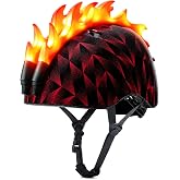 Lemmeko Toddler Bike Helmet with LED Lights for Boys 2-12 Years | Adjustable Kids Bike Helmet, Multi-Sport for Bicycle Skateboard Scooter Cycling