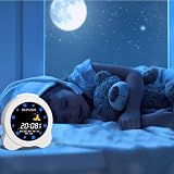 groov e Kidz Sleep Trainer Clock - USB Powered LCD 6 Alarm Sounds view 5