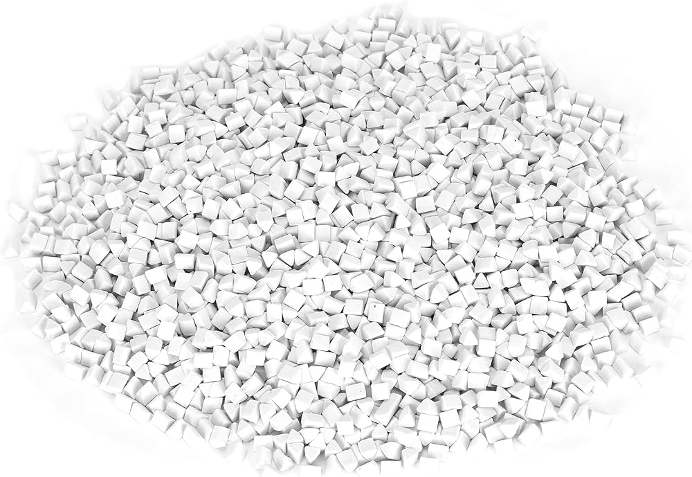 Hapivida Ceramic Triangle Abrasive Filler Media 1lb Rock Tumbling Supplies