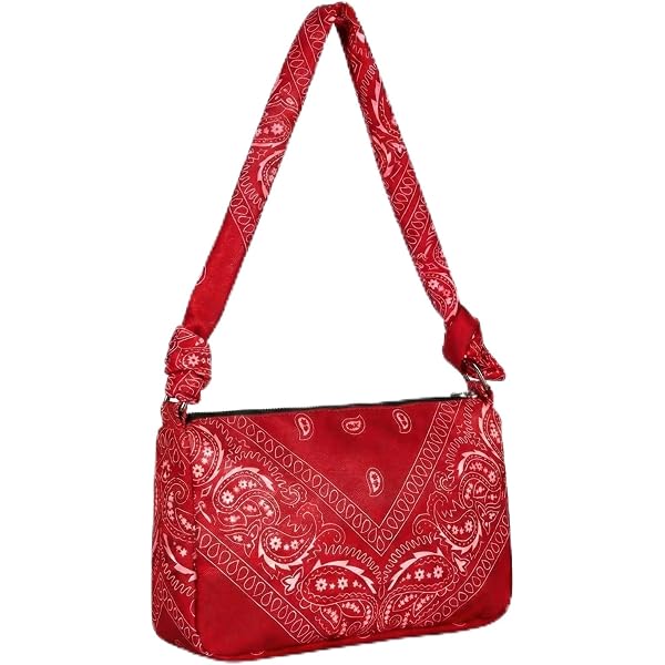 Amazon.com | Yasia Bandana - Red Drawstring Backpack Sport  display picture 1